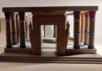 Themacollectie - Schaalmodel van een oud Egyptisch tempel,
