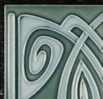 Jugendstil Carreau - Georg Bankel Wandplattenfabrik - Art