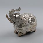 Betelnoot doosje Olifant - Boîte (2) - Argent 900
