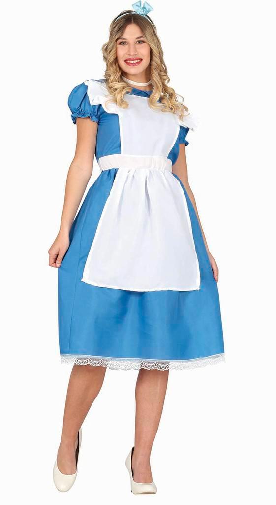 Prinsessen Jurk Blauw Dames, Kleding | Dames, Carnavalskleding en Feestkleding, Nieuw, Verzenden