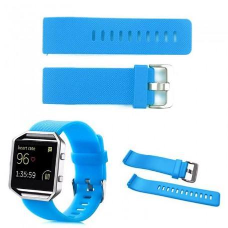 TPU Siliconen armband voor Fitbit Blaze Licht blauw, Telecommunicatie, Overige Telecommunicatie, Nieuw, Verzenden