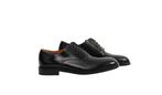 TESTONI Oxford Shoes Black Lux Calf 8 UK - 42 IT -, Nieuw