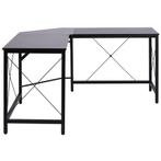 Hoekbureau - Angle Desk - L-vormig - Zwart, Huis en Inrichting, Bureaus, Ophalen of Verzenden, Nieuw