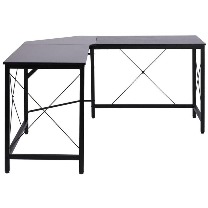 Hoekbureau - Angle Desk - L-vormig - Zwart, Huis en Inrichting, Bureaus, Nieuw, Ophalen of Verzenden