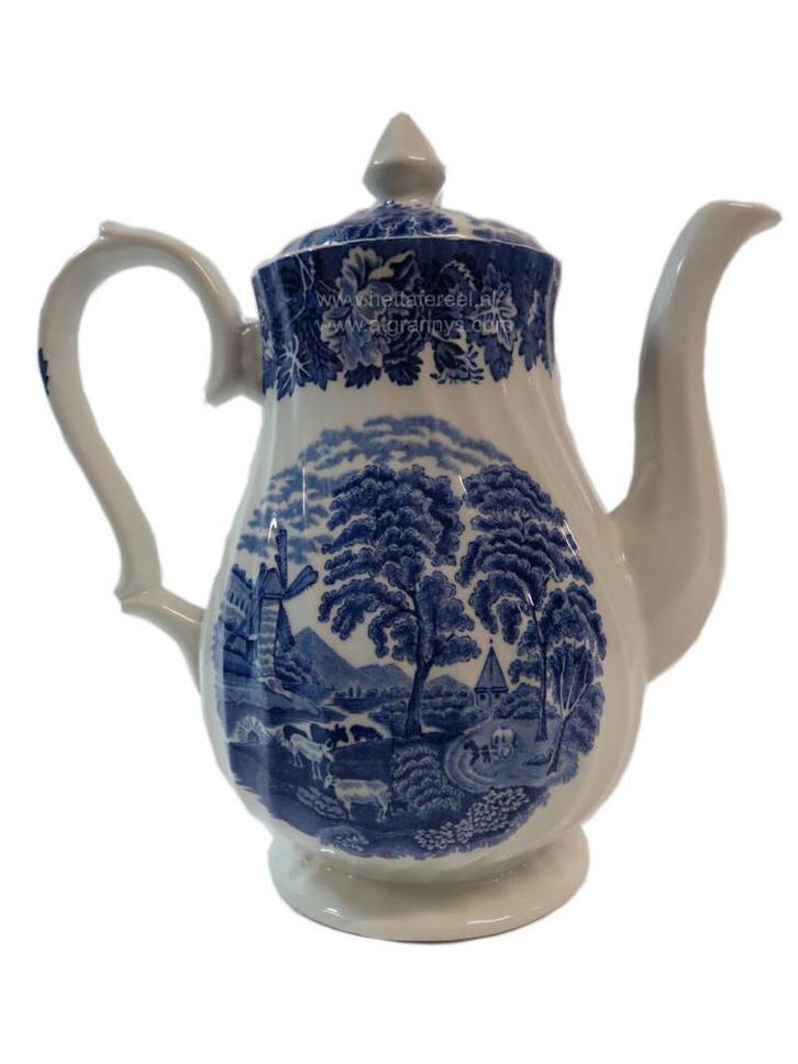 Koffiepot Wood & Sons, English scenery, Huis en Inrichting, Keuken | Servies, Gebruikt, Verzenden