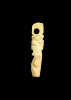 West-Aziatisch Speksteen Antropomorfische amulet (Zonder, Antiek en Kunst