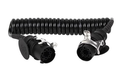 Cojali Wabco 7 Pins EBS (ISO 7638) Spiraalkabel Trailer, Auto diversen, Autogereedschap, Verzenden