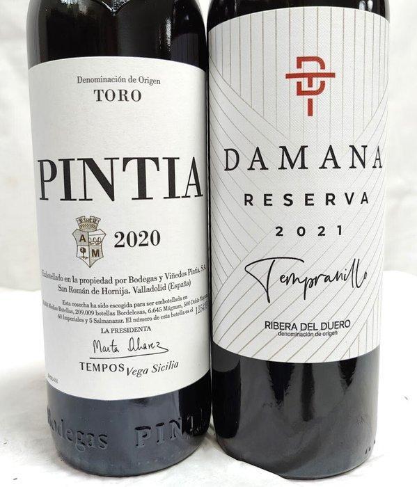 2020 Tempos Vega Sicilia, Pintia & 2021 Bodegas Tábula,, Verzamelen, Wijnen