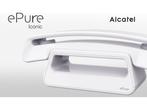 Veiling - Alcatel E-pure Iconic Dect huistelefoon - wit, Telecommunicatie, Vaste telefoons | Handsets en Draadloos, Gebruikt