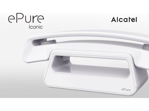 Veiling - Alcatel E-pure Iconic Dect huistelefoon - wit, Telecommunicatie, Vaste telefoons | Handsets en Draadloos, Gebruikt