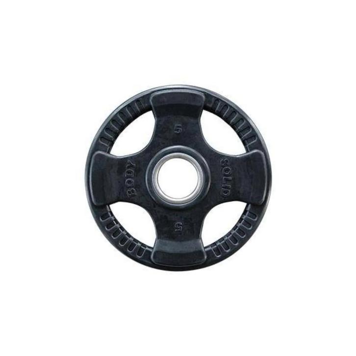 Body-Solid Gekleurde Rubberen Olympische Halterschijven 50mm, Sport en Fitness, Fitnessmaterialen, Nieuw, Verzenden