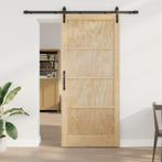 vidaXL Schuifdeur met Bevestigingsset 93x211 cm Massief, Doe-het-zelf en Bouw, Verzenden, Nieuw