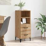 vidaXL Dressoir artisanaal eikenkleurig 34 x 34,5 x 90 cm, Huis en Inrichting, Verzenden, Nieuw