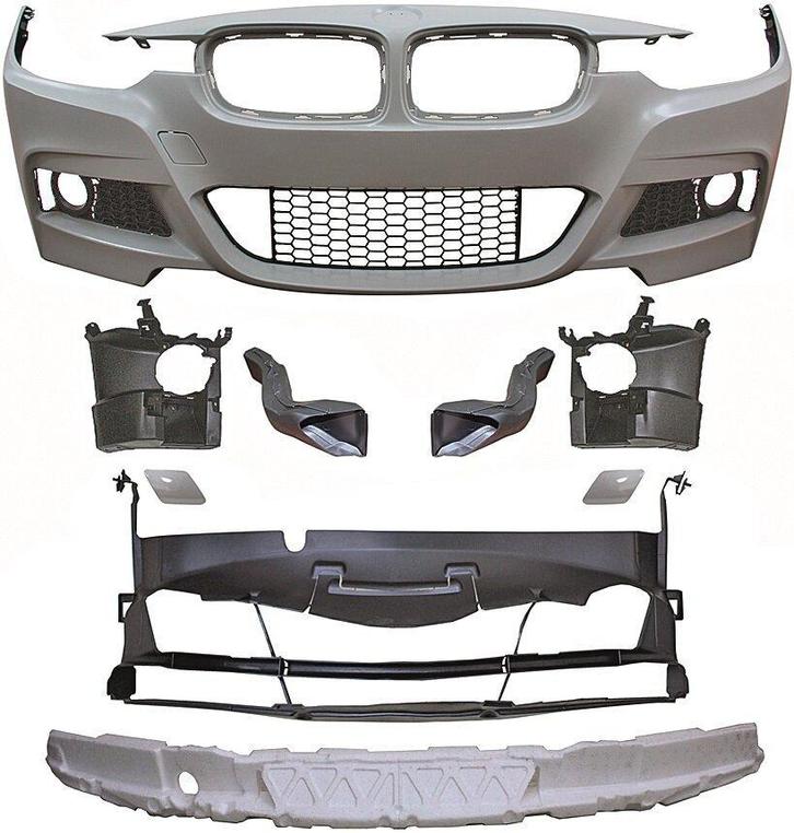M-Pakket Sportlook Voorbumper Zonder PDC BMW F30 F31 B1905, Auto-onderdelen, Carrosserie, Nieuw, BMW, Voor, Bumper