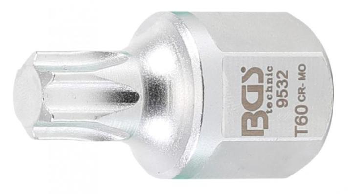 Bgs Technic V-riem dopsleutelbit 12,5 mm (1/2), SW 22 mm T-p, Auto diversen, Auto-accessoires, Verzenden