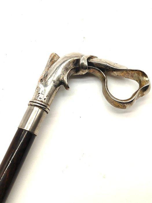 Bastone da passeggio con impugnatura a forma di pianta, Antiquités & Art, Antiquités | Argent & Or