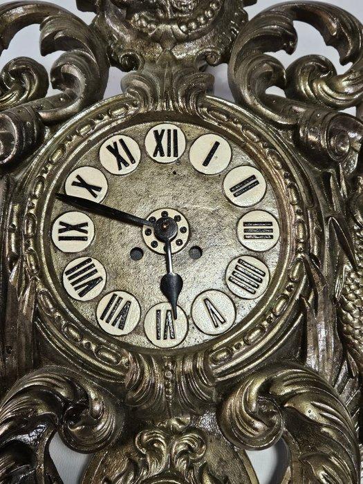 Decoratief ornament - Gietijzer, circa 10 kg - Jachtklok,, Antiek en Kunst, Curiosa en Brocante