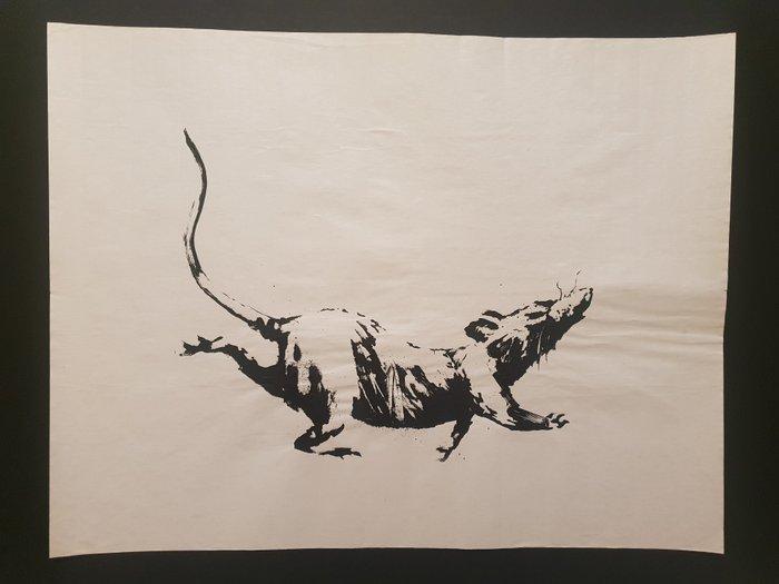 Banksy (1974) - GDP Rat, Antiek en Kunst, Kunst | Schilderijen | Modern