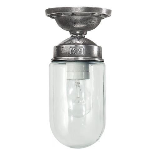 Plafondlampen One-Eighty Plafondlamp Zilver, Huis en Inrichting, Lampen | Plafondlampen, Nieuw, Verzenden