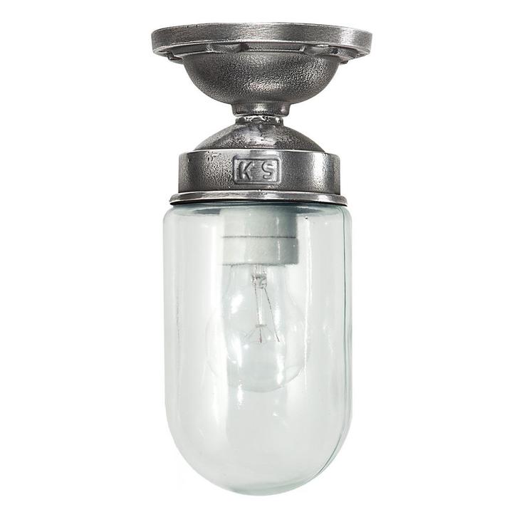 Plafondlampen One-Eighty Plafondlamp Zilver, Huis en Inrichting, Lampen | Plafondlampen, Nieuw, Overige materialen, Verzenden