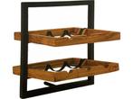 Veiling - Industriele Wandplank Wine Shelfie F – 35 X 35 C, Huis en Inrichting, Nieuw