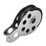 1 schijfs micro blok voor 6mm koord, gesloten, 700 daN, Verzenden