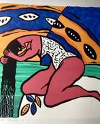 Clemens Briels (1946) - “Ritueel bij de rivier”, Antiek en Kunst