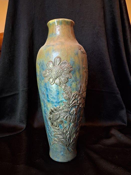 Pierrefonds - Vaas - Steengoed - H. 42 cm, Antiek en Kunst, Antiek | Glaswerk en Kristal