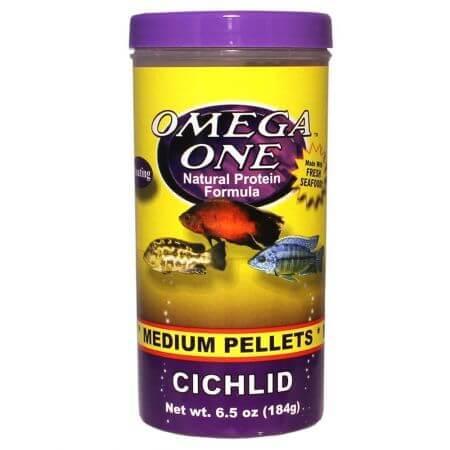 Omega One Medium Cichlid Pellets 6.5oz (184Gr.), Animaux & Accessoires, Poissons | Aquariums & Accessoires, Envoi