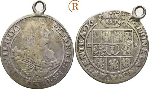 1/3 taler, daalder Krossen 1669 Gf Preussen Pruisen: Frie..., Postzegels en Munten, Munten | Europa | Niet-Euromunten, België