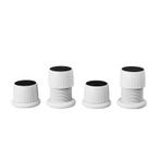 4x Meubelverhoger - Verstelbaar 4-6,5cm Meubelpoot Wasmachin, Verzenden, Nieuw