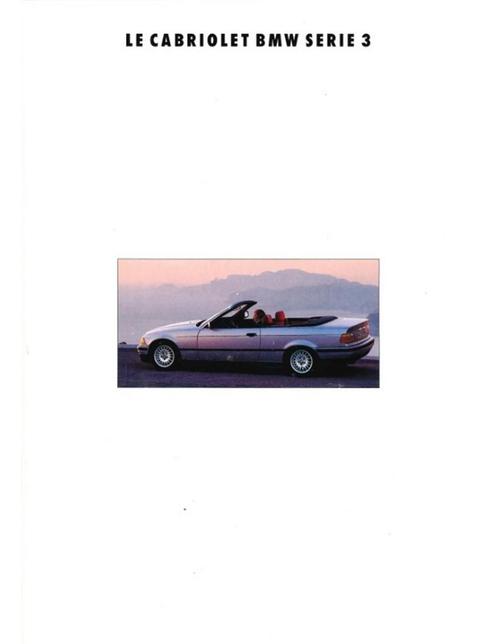 1993 BMW 3 SERIE CABRIOLET BROCHURE FRANS, Livres, Autos | Brochures & Magazines