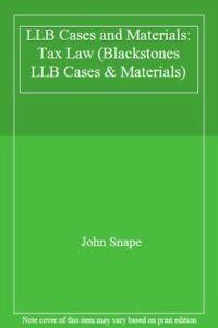 LLB Cases and Materials: Tax Law (Blackstones LLB Cases &, Boeken, Overige Boeken, Zo goed als nieuw, Verzenden