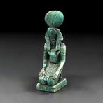 Replica van het oude Egypte Zittend God Horus-beeld (Zonder, Antiek en Kunst