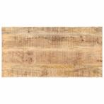 vidaXL Tafelblad 25-27 mm 100x60 cm massief mangohout, Huis en Inrichting, Verzenden, Nieuw