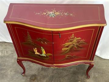 mobile piomentese - Table de chevet - Bois, Verre -