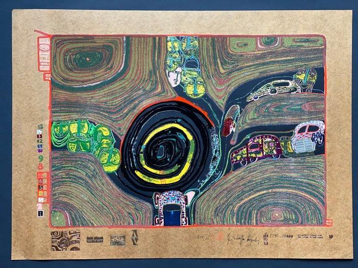 Friedensreich Hundertwasser (1928-2000) - Kreisverkehr der, Antiek en Kunst, Antiek | Overige Antiek