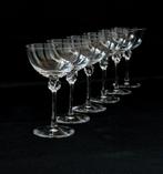 Daum Frères - Champagneglas (6) - Bolero - Kristal -