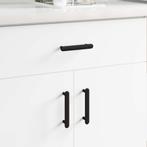 vidaXL Kast Handvat 474 pcs Zwart 121 x 16,6 x 28,3 mm IJzer, Doe-het-zelf en Bouw, Verzenden, Nieuw