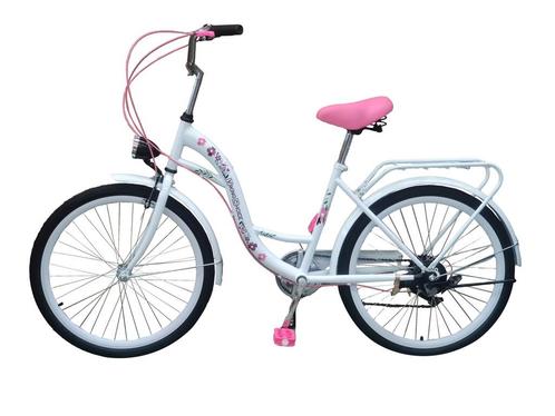 Stijlvolle meisjesfiets 24 inch - wit frame met roze wiel..., Fietsen en Brommers, Fietsen | Kinderfietsjes, Zijwieltjes, 20 inch of meer