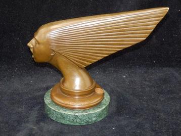 After Lalique - Sculpture, Bronzen Art Deco sculptuur -