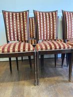 Chaise (6) - Bois, Tissu - Art Déco Français