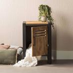 Nachtkastje Mangohout Tristan 45x66 cm, Huis en Inrichting, Slaapkamer | Nachtkastjes, Verzenden, Nieuw