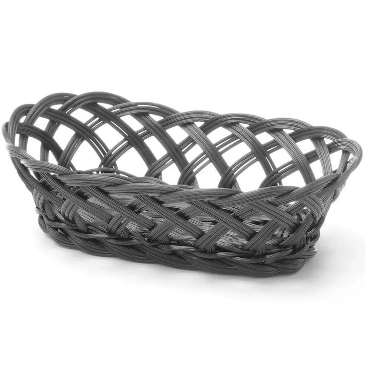 Brood-/Fruitmand | Kunststof | Zwart | 225x130x55(h)mm, Zakelijke goederen, Horeca | Keukenapparatuur, Nieuw in verpakking, Verzenden