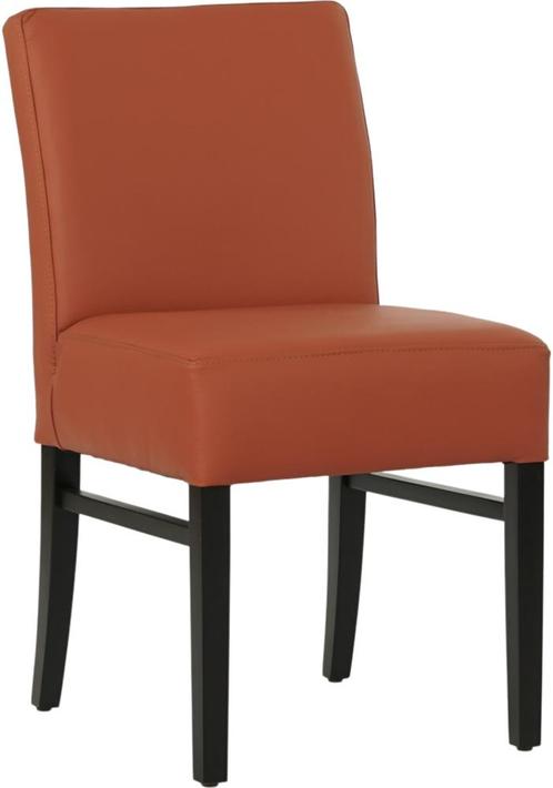 Cognac leren landelijke eetkamerstoel - Toledo Leer Cotto, Huis en Inrichting, Stoelen, Overige kleuren, Eén, Nieuw, Leer, Ophalen of Verzenden