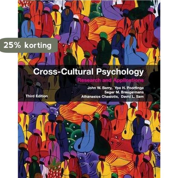 Cross-Cultural Psychology 9780521745208 John W. Berry, Boeken, Taal | Engels, Zo goed als nieuw, Verzenden