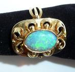 Ring - 14 karaat Geel goud - 2.30ct. tw. Opaal -, Handtassen en Accessoires, Ringen, Nieuw