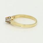 Sans prix de réserve - Bague - 14 carats Or jaune - 0.07ct., Handtassen en Accessoires, Ringen, Nieuw