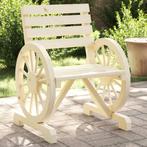 vidaXL Tuinstoelen 2 st 58x58x78,5 cm massief vurenhout, Tuin en Terras, Verzenden, Nieuw