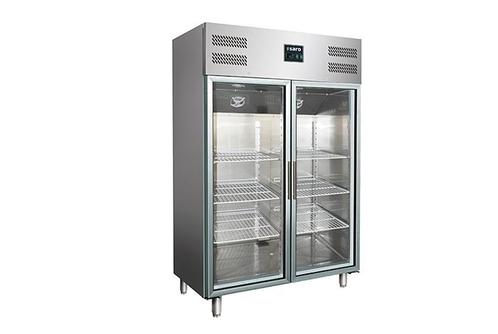 SARO professionele koelkast met glasdeur - GN 1200 TNG, Zakelijke goederen, Horeca | Keukenapparatuur, Koelen en Vriezen, Verzenden